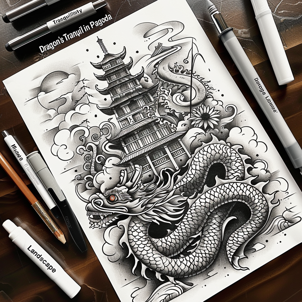 dragons tattoo design ideas Surrealism unconscious imagery fire breath for side