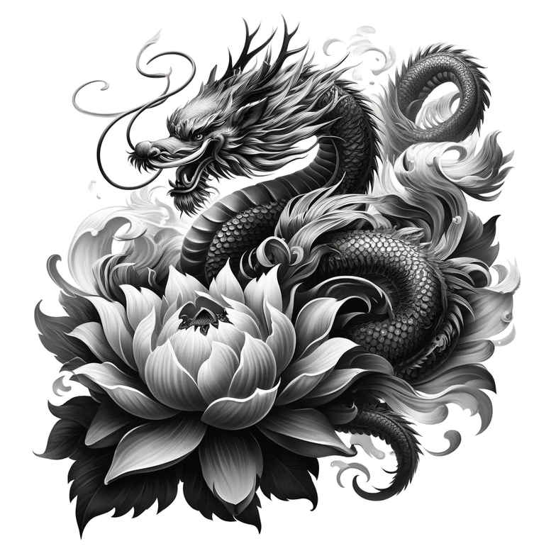 dragons tattoo design ideas displaced objects flame represents perseverance