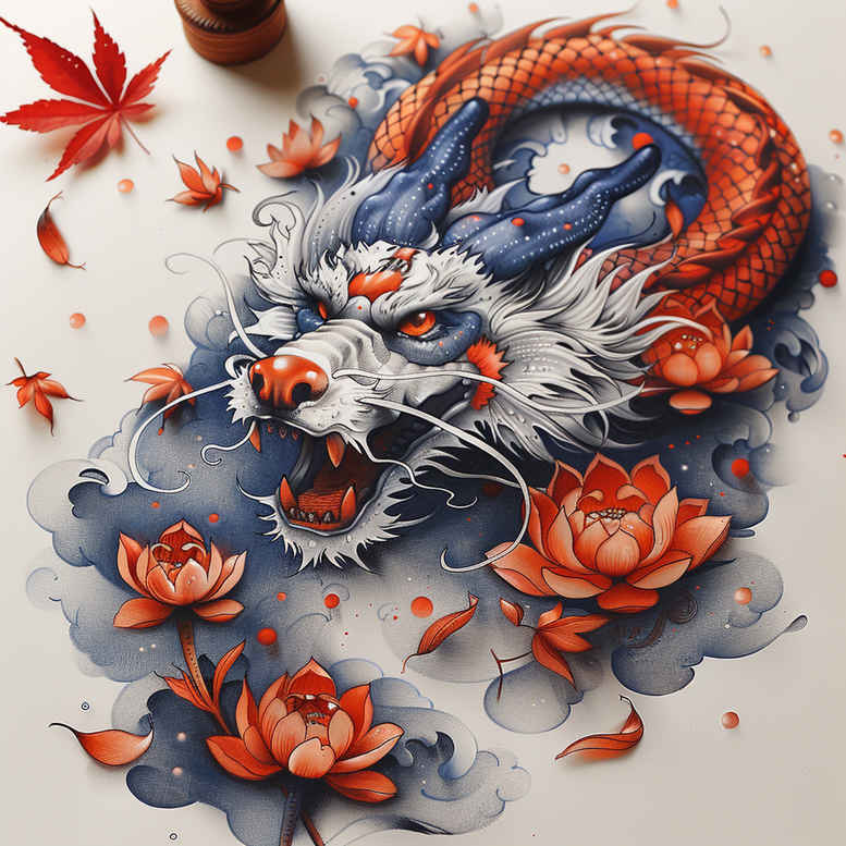 dragons tattoo design ideas naturalistic guardian embodying resilience