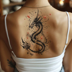 dragons tattoo design ideas Surrealism phantasm majestic for neck
