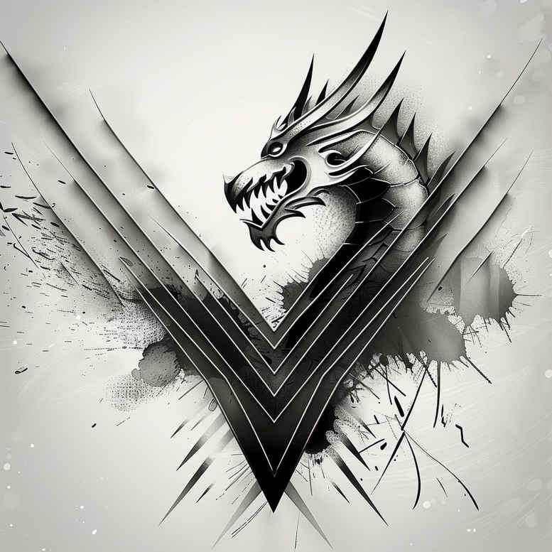 dragons tattoo design ideas Realism clean background mystical for biceps