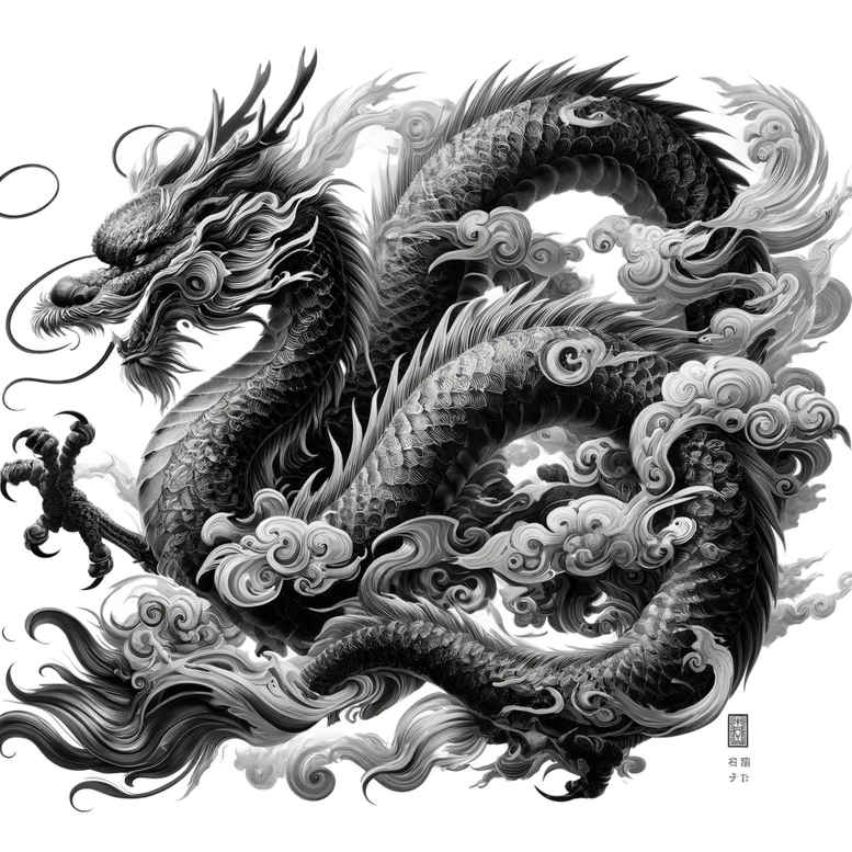 dragons tattoo design ideas Surrealism timeless mystical for chest