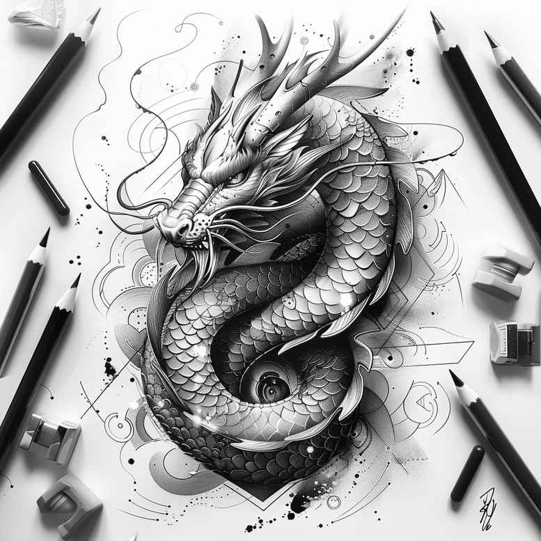 dragons tattoo design ideas Realism high definition mythical beast stands for perseverance