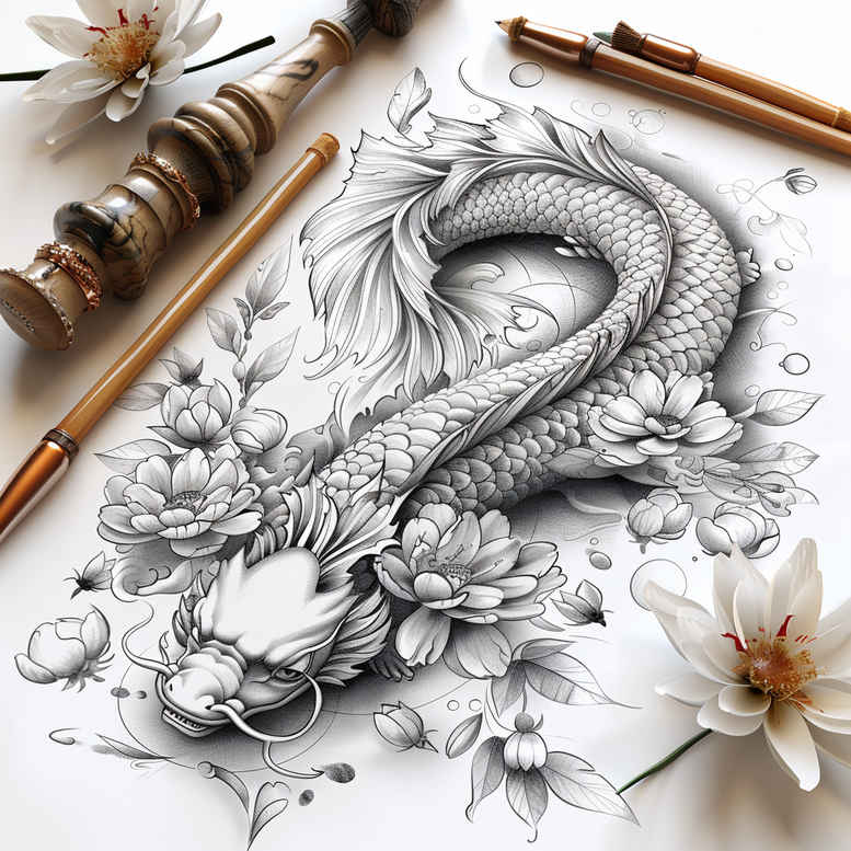 dragons tattoo design ideas minimal mythical power for back shoulder