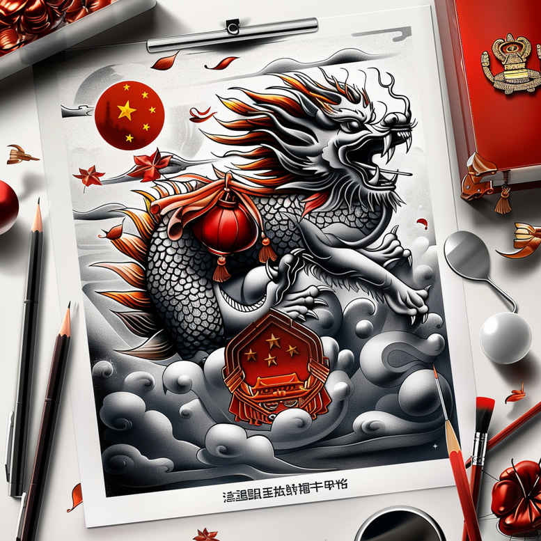 dragons tattoo design ideas defined outlines powerful wings for biceps