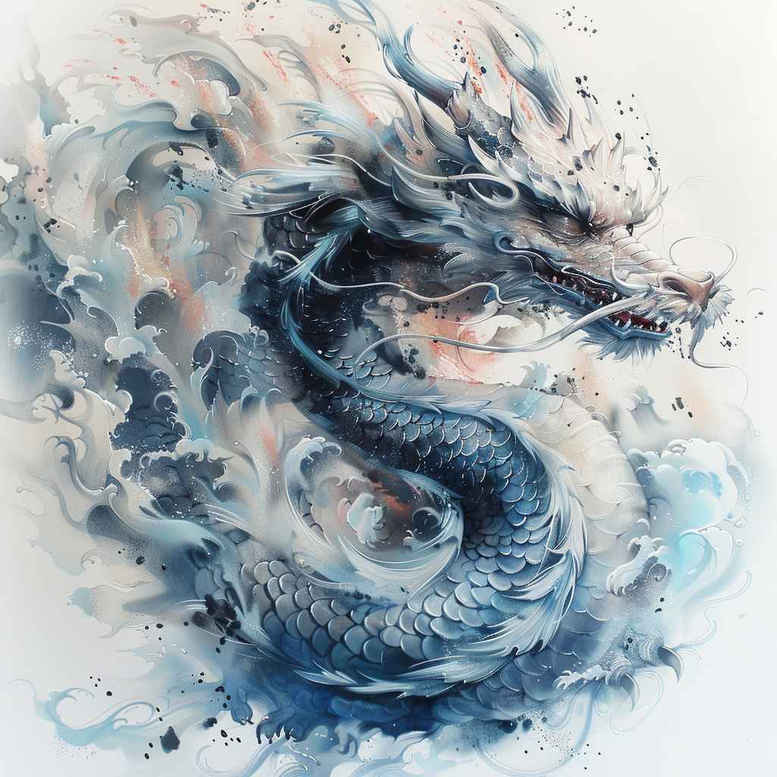 dragons tattoo design ideas classic shading powerful wings symbolising endurance