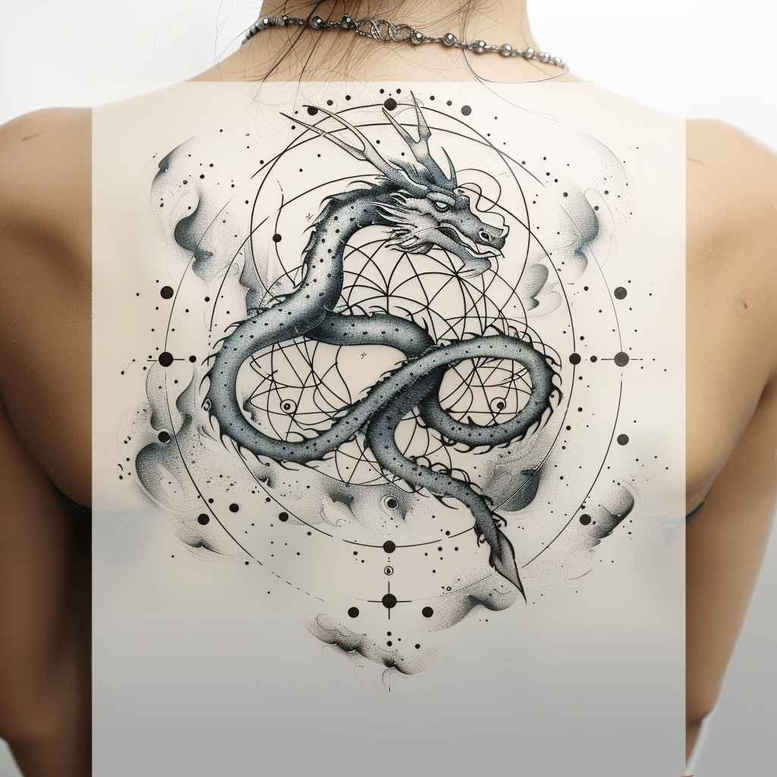 dragons tattoo design ideas Surrealism metaphysical roaring for outer arm