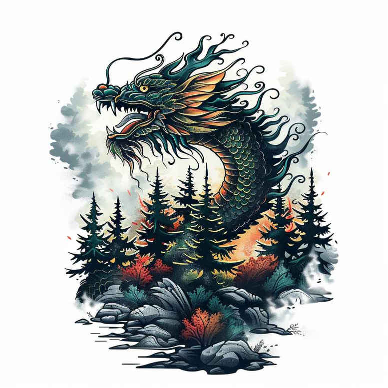 dragons tattoo design ideas dream motifs scales for collarbone