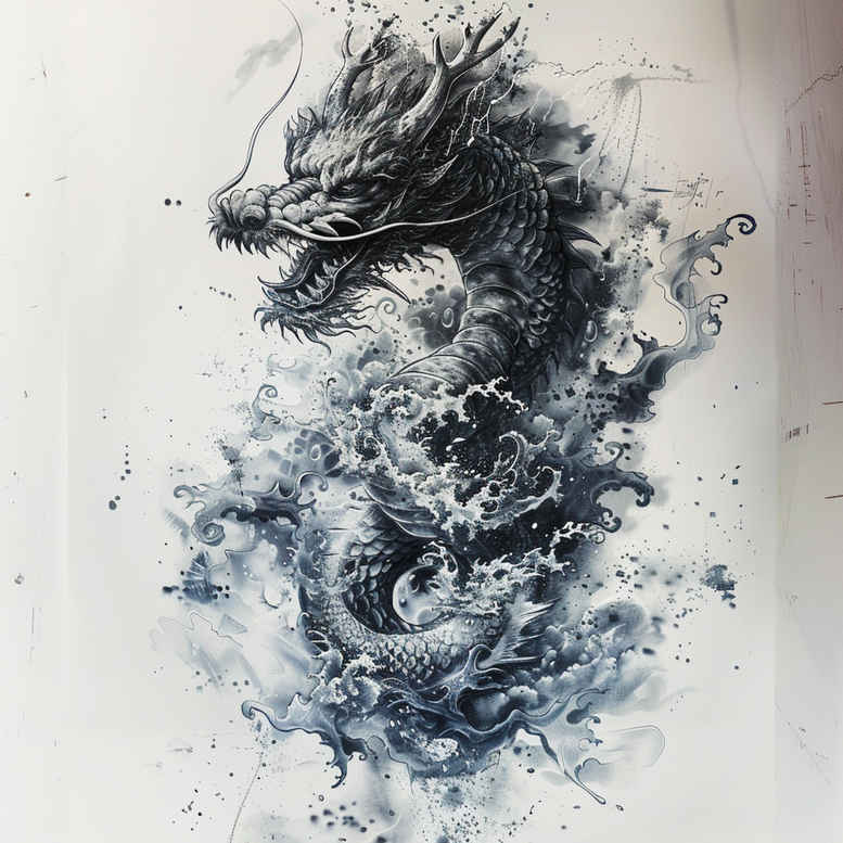 dragons tattoo design ideas crisp scales meaning perseverance