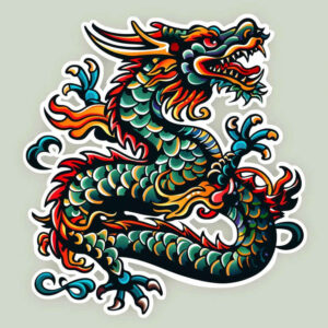dragons tattoo design ideas Realism subtle gradients serpentine for ankle