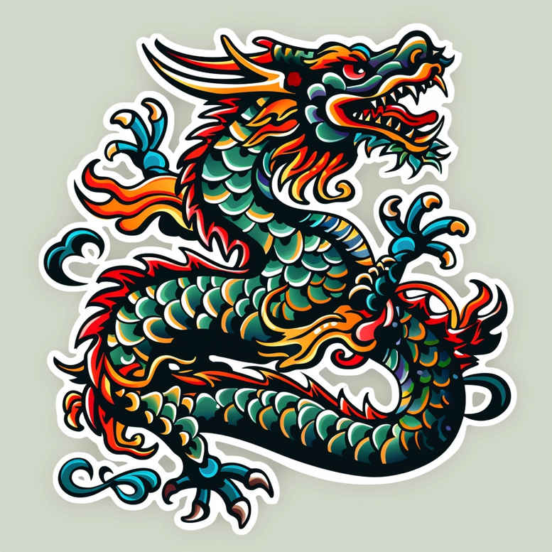 dragons tattoo design ideas Realism subtle gradients serpentine for ankle