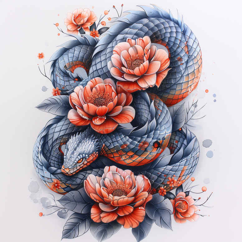 dragons tattoo design ideas mirrored effect serpentine for full back