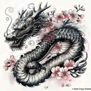 dragons tattoo design ideas Realism realistic lighting serpentine shows endurance