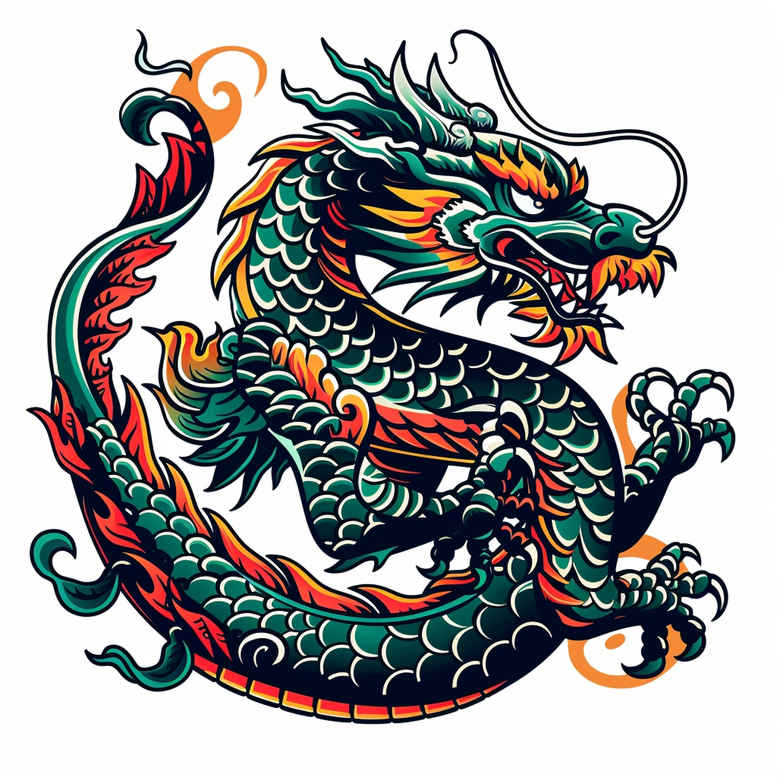 dragons tattoo design ideas Realism perfect proportions strong lines for triceps