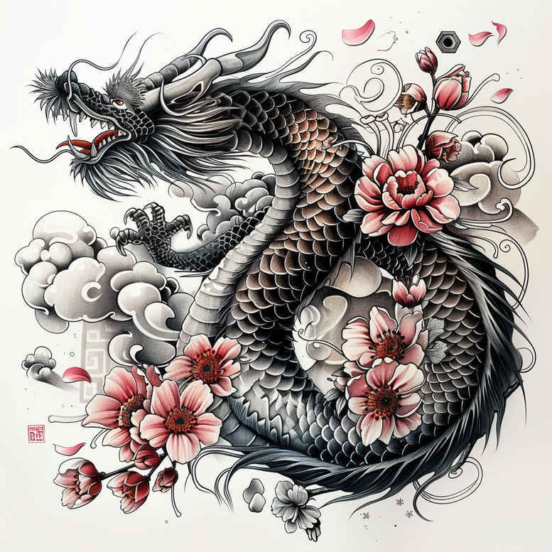 dragons tattoo design ideas Realism portrait realism tribal motifs symbolising courage