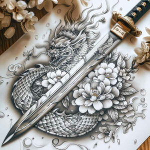 western-dragon – tattoo design ideas free ai generated – disturbing – for-toe – Gallery: dragons-inkby-ai