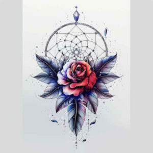 artistic-dreamcatcher – tattoo design ideas free ai generated – realism-realistic-lighting – for-wrist – Gallery: dreamcatchers-inkby-ai