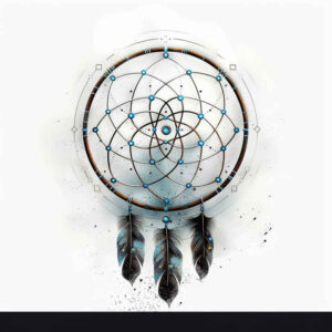 dream-catcher-tattoo – tattoo design ideas free ai generated – neotraditional-subtle-highlights – for-palm – Gallery: dreamcatchers-inkby-ai