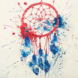 dreamcatcher-and-feathers – tattoo design ideas free ai generated – realism-life-like – for-stomach – Gallery: dreamcatchers-inkby-ai
