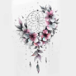 dreamcatcher-ornament – tattoo design ideas free ai generated – realism-realistic-structure – for-biceps – Gallery: dreamcatchers-inkby-ai