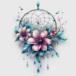 dreamcatcher-with-spiritual-motif – tattoo design ideas free ai generated – realism-hyper-realistic – for-biceps – Gallery: dreamcatchers-inkby-ai