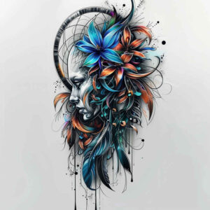 feather-tattoo – tattoo design ideas free ai generated – surrealism-displaced-objects – for-fingers – Gallery: dreamcatchers-inkby-ai