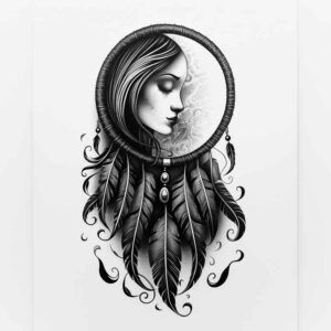 dreamcatchers tattoo design ideas gentle airy symbol of strength