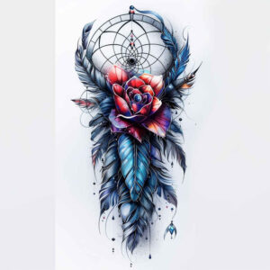 dreamcatchers tattoo design ideas short stroke circular symbolising determination