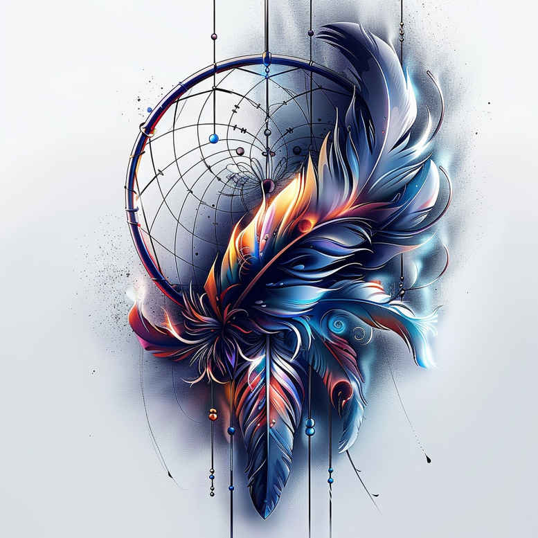 dreamcatchers tattoo design ideas pure design delicate curves for outer arm