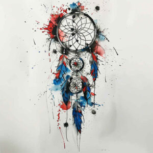 dreamcatchers tattoo design ideas concise delicate curves shows perseverance