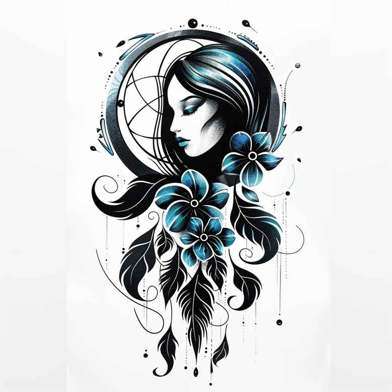 dreamcatchers tattoo design ideas mini geometry delicate lines meaning determination