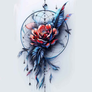 dreamcatchers tattoo design ideas small detail delicate textures for sternum