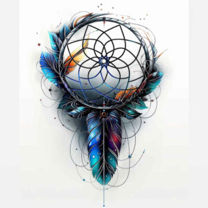dreamcatchers tattoo design ideas subtle motif harmonious for upper chest