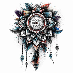 dreamcatchers tattoo design ideas ultra-thin harmonious meaning determination