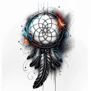 dreamcatchers tattoo design ideas minimalist harmonious shows resilience