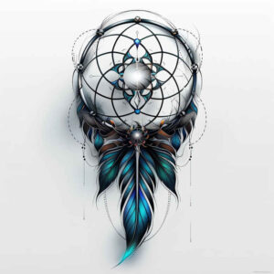 dreamcatchers tattoo design ideas understated intricate weaving stands for strength