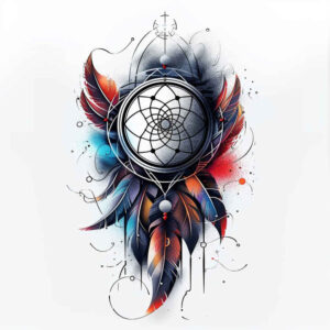 dreamcatchers tattoo design ideas bare intricate weaving symbol of determination
