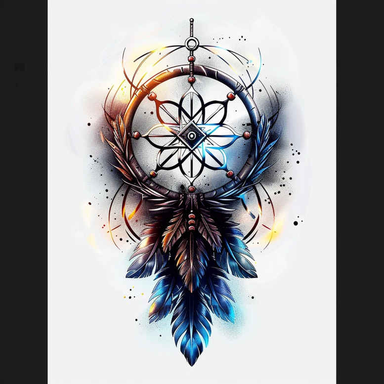 dreamcatchers tattoo design ideas tiny motif layered details for lower arm