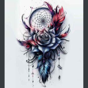 dreamcatchers tattoo design ideas plain tattoo mystical courage and power