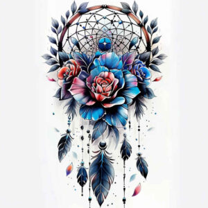 dreamcatchers tattoo design ideas single line mystical symbol of courage