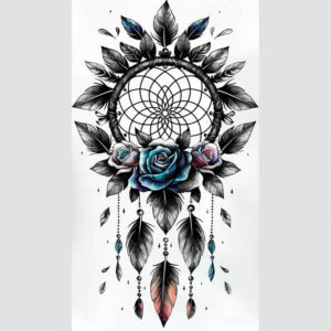 dreamcatchers tattoo design ideas simple form native motifs for lower chest