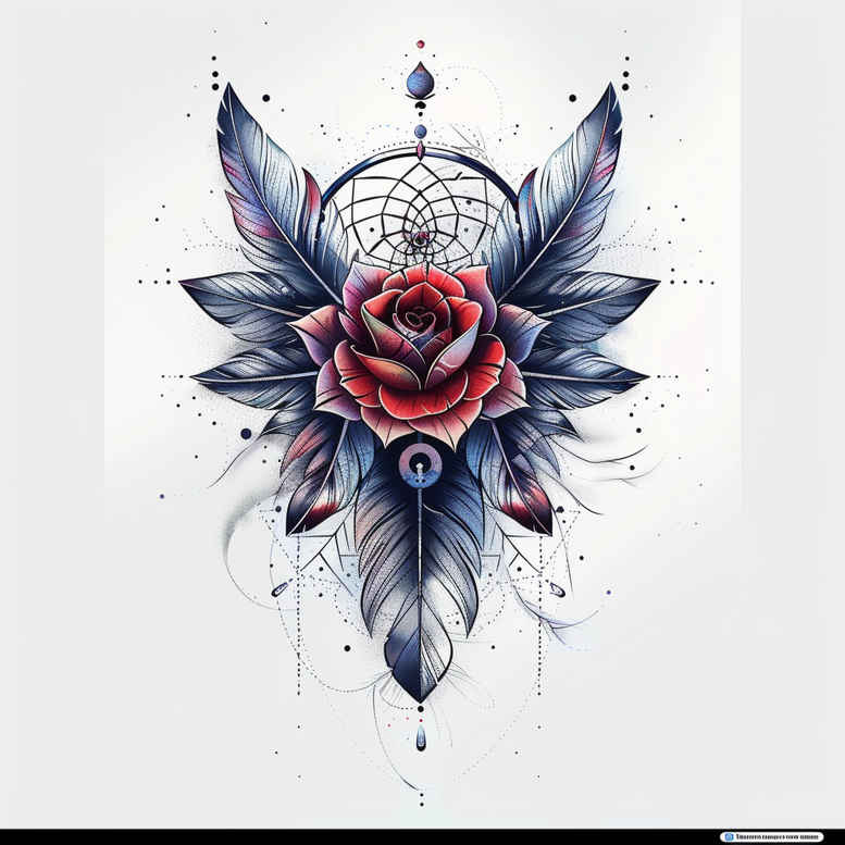dreamcatchers tattoo design ideas dainty native motifs for nape
