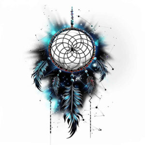 dreamcatchers tattoo design ideas simple dot native motifs for shoulder