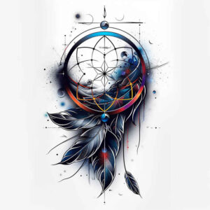 dreamcatchers tattoo design ideas ultra-thin natural elements for heel