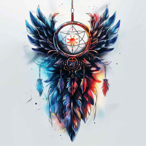 dreamcatchers tattoo design ideas symbol mark naturalistic for calf