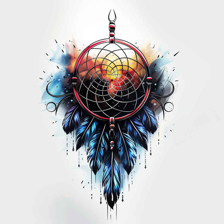 dreamcatchers tattoo design ideas unembellished naturalistic represents strength