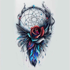 dreamcatchers tattoo design ideas monochrome protective embodying endurance