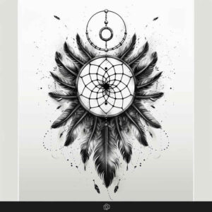 dreamcatchers tattoo design ideas plain tattoo soft lines represents perseverance