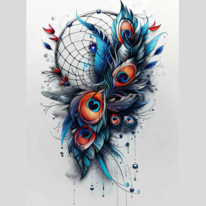 dreamcatchers tattoo design ideas single color soft lines stands for perseverance