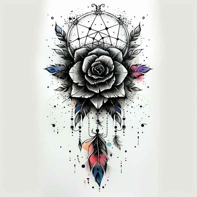 dreamcatchers tattoo design ideas minimal texture spiritual for toe